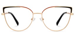 Harold Cateye Two-Tone Glasses0