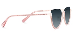 Sparkle Cateye Pink Sunglasses3