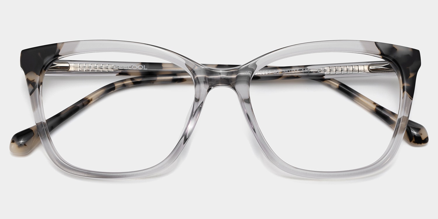 Juno Rectangle Gray Glasses2