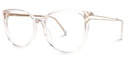 Shamim Round Clear Glasses1