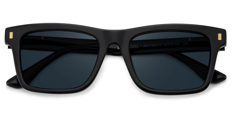 Sammi Square Black Sunglasses