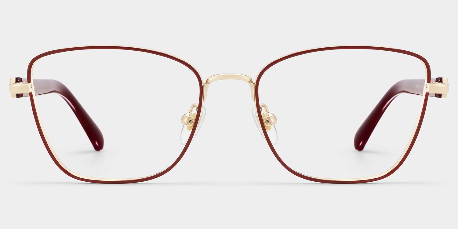 Lucille Red Butterfly Glasses | ZEELOOL1