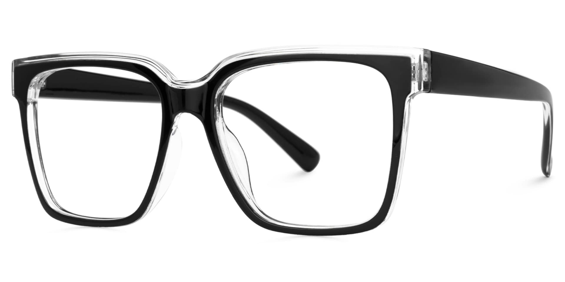 Square Renea Black Glasses deals -Zeelool Glasses1