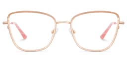 Solimar Square Rose Gold Glasses1