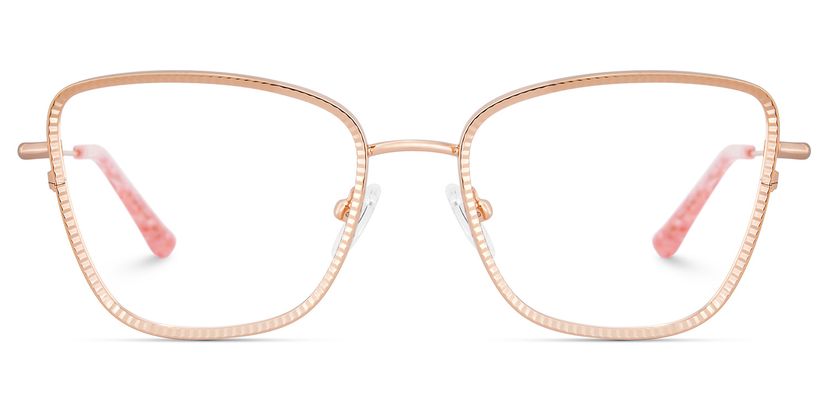 Solimar Square Rose Gold Glasses