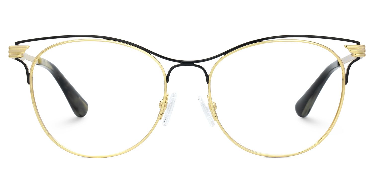 Round Metal Prescription Glasses- Bahner0