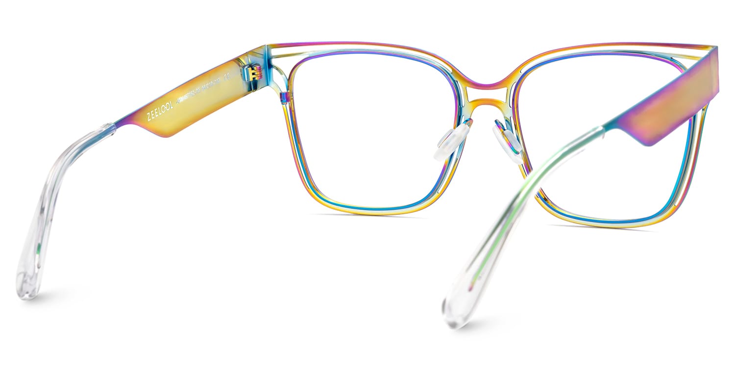 Dacarine Square Iridescent Glasses5