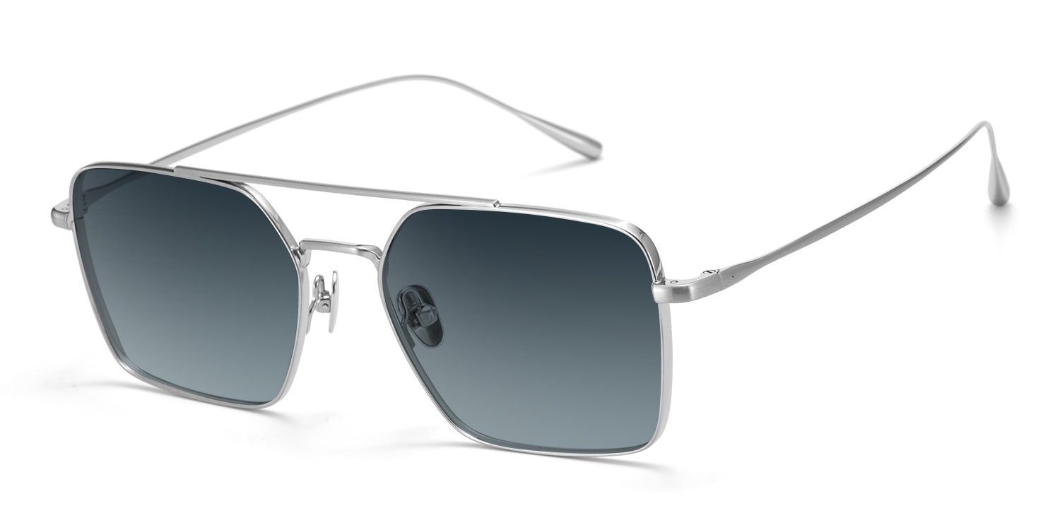 Jensen Aviator Silver Sunglasses2