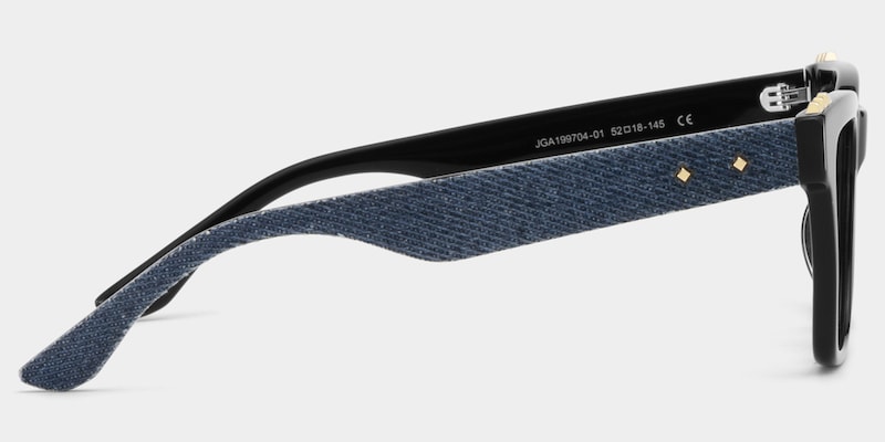 Soren Square Black Frame Eyeglasses for Woman| ZEELOOL4