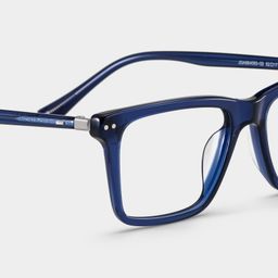 Harper Rectangle Blue Glasses5