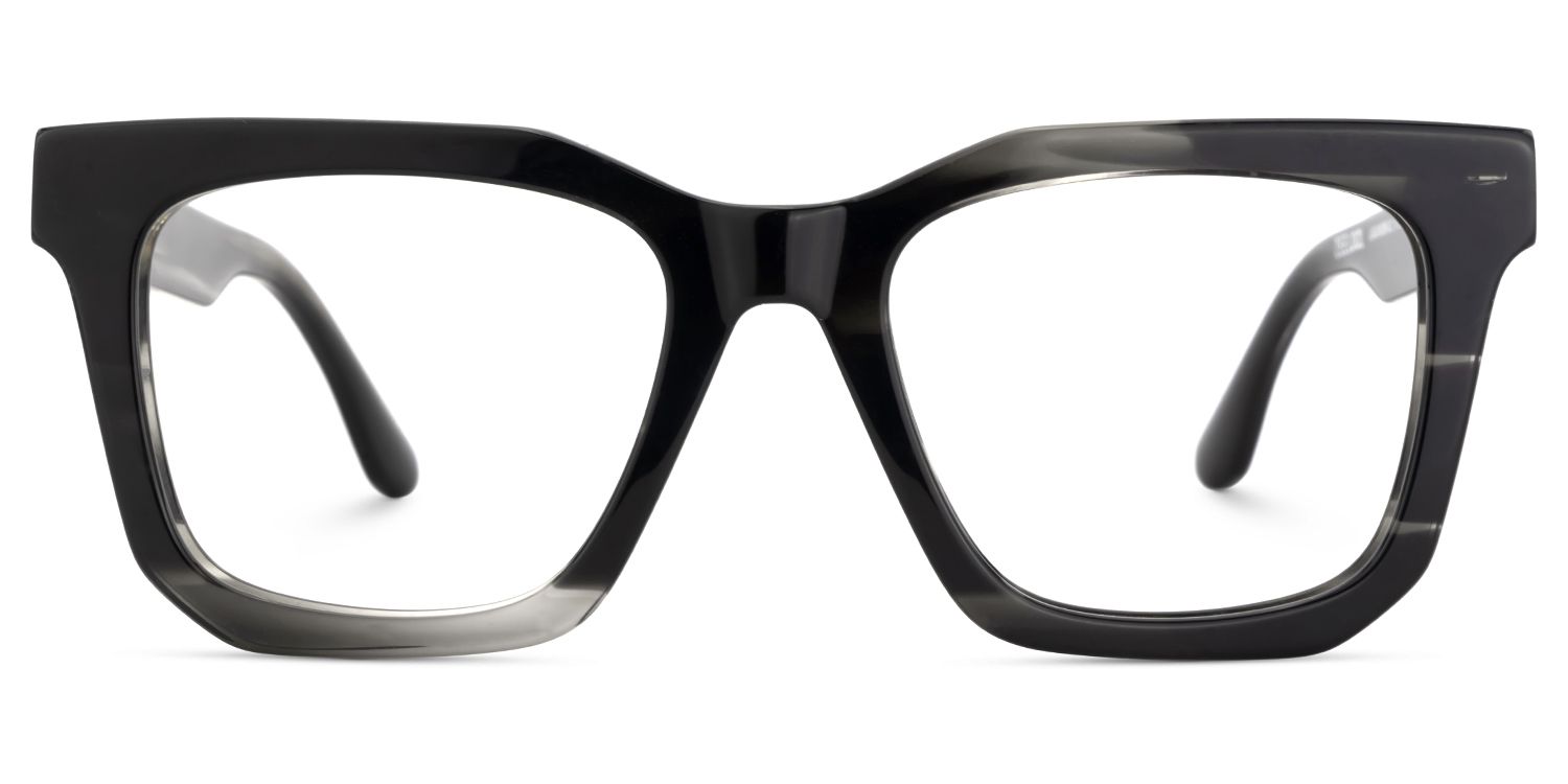 Nichole Square Black Frame Eyeglasses for Men | Zeelool1