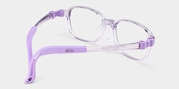 Bright Rectangle Crystal Purple Glasses3
