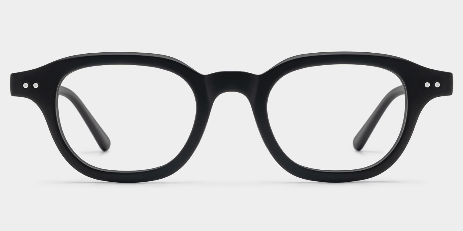 Amber Black Frame Glasses with Square Frame Online | ZEELOOL1