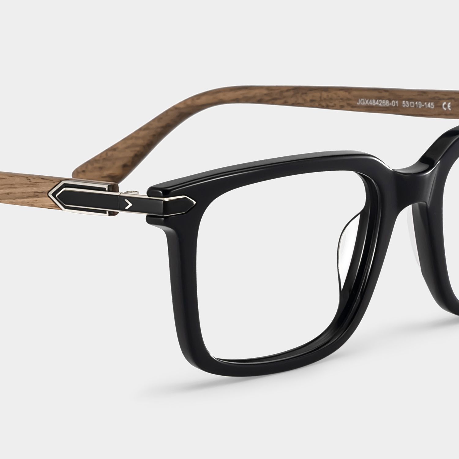 Noah Black Rectangle Full-Rim Eyeglasses Online | ZEELOOL5