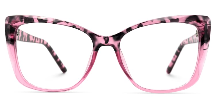 Farris Square Pink Glasses