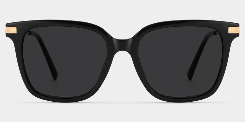 Jacqui Square Black Glasses