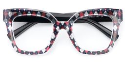 Malcolm Square Rhombus Pattern Glasses1