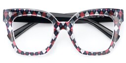 Malcolm Square Rhombus Pattern Glasses1