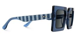 Tiffaney Square Blue Glasses2