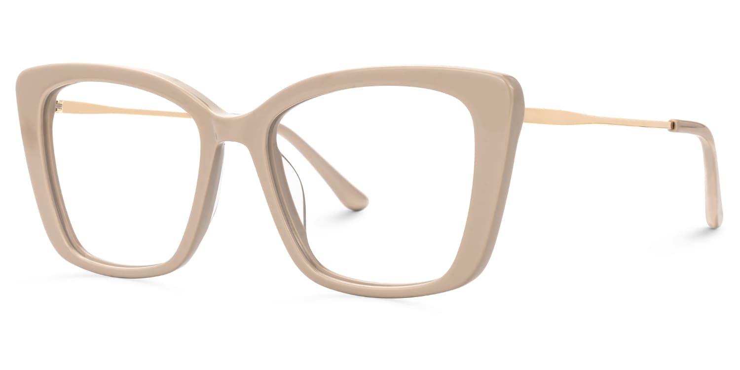 Sheyla Cateye Khaki Glasses2