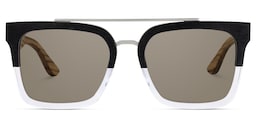 Pascal Aviator Two-Tone Sunglasses0