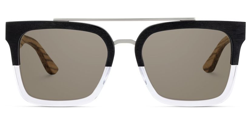 Pascal Aviator Two-Tone Sunglasses