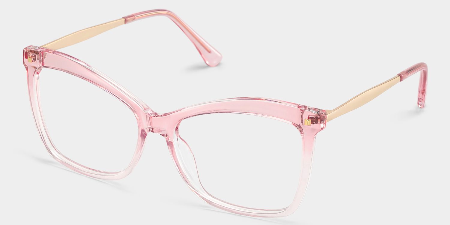 Isaebella Butterfly Pink Color Frame Glasses for Women | Zeelool3