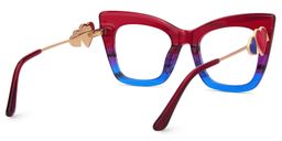 Cagle Cateye Red-Blue Glasses3