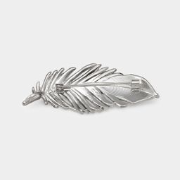 Full Rhinestone Classic Feather Brooch3