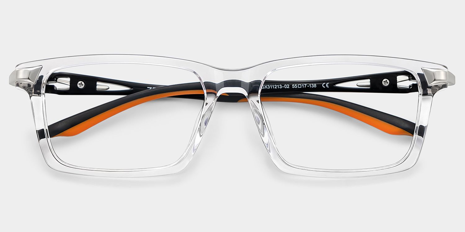 Orion Clear Rectangle Eyeglasses On Sale | ZEELOOL1