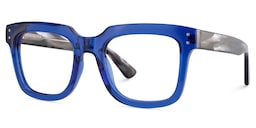 Liizbeett Square Blue Glasses4