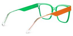 Dacarine Square Green Glasses3