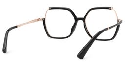 Alexia Square Black Glasses3