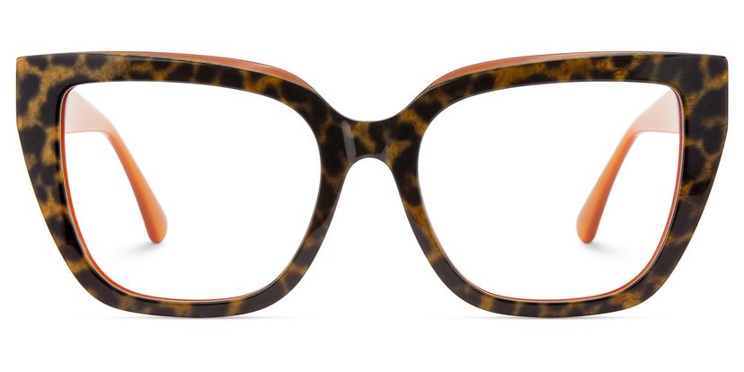 Tamarrah Cateye Leopard Glasses