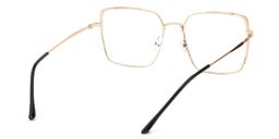 Baez Square Black-Red Glasses3