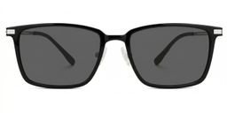 Ivonne Rectangle Black Glasses0
