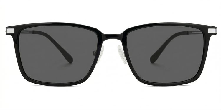 Ivonne Rectangle Black Glasses