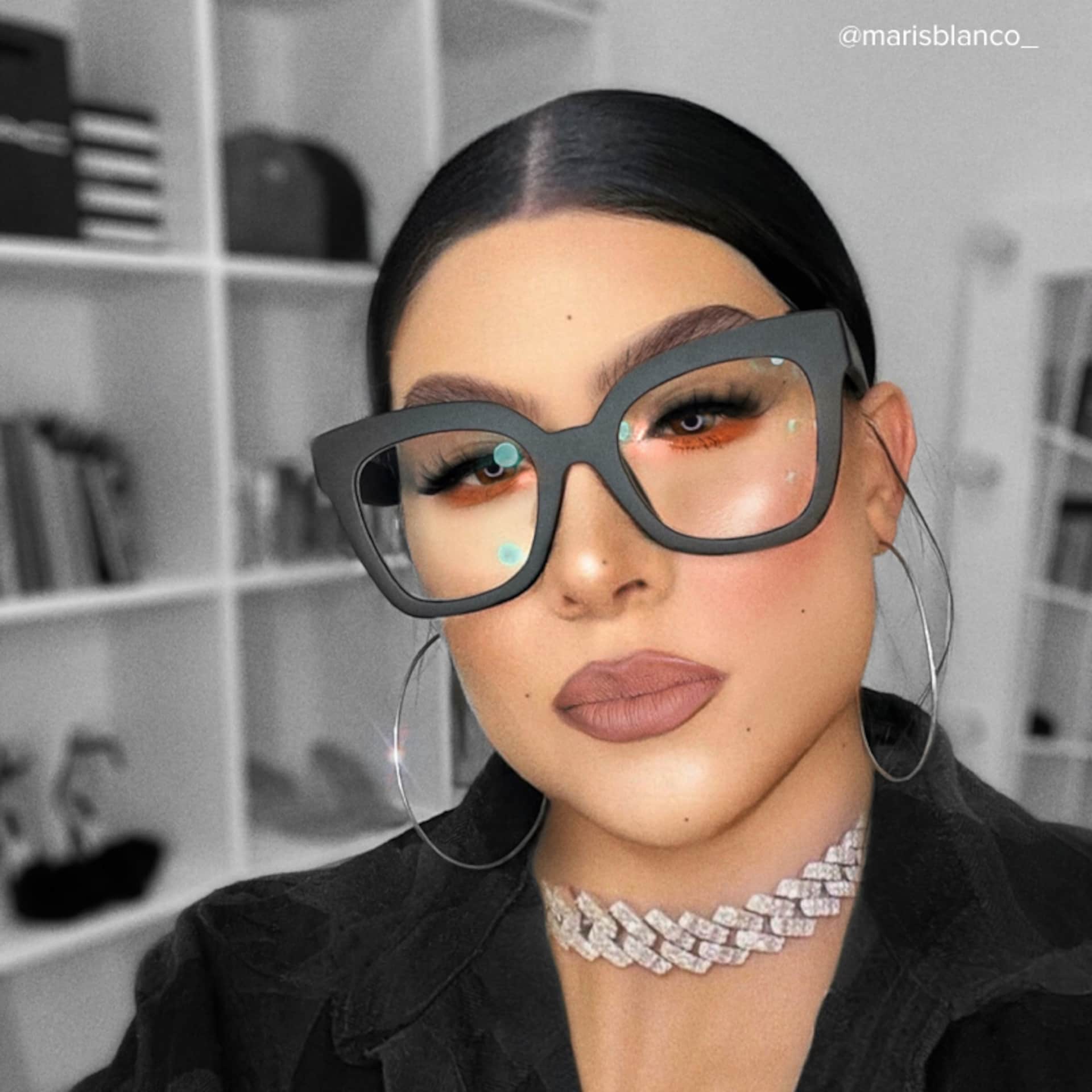 Malcolm Square Matte Black Glasses with Prescription11