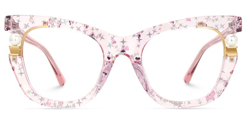Pearl Cateye Pink Glasses