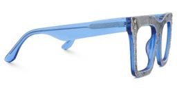 Porsha Square Blue Glasses3