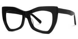 Bernita Geometric Black Glasses1