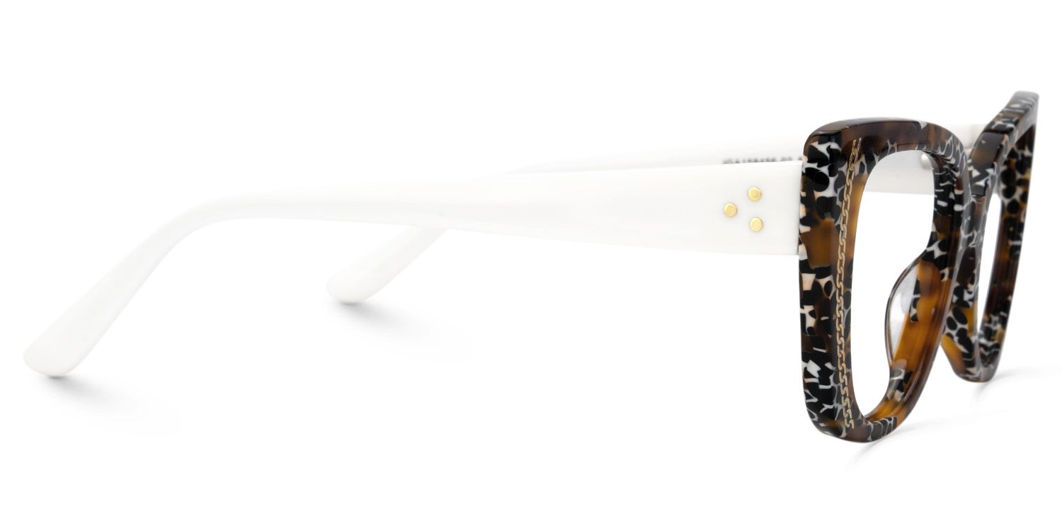 Smolin Acetate Leopard Cat Eye Frames | Zeelool2