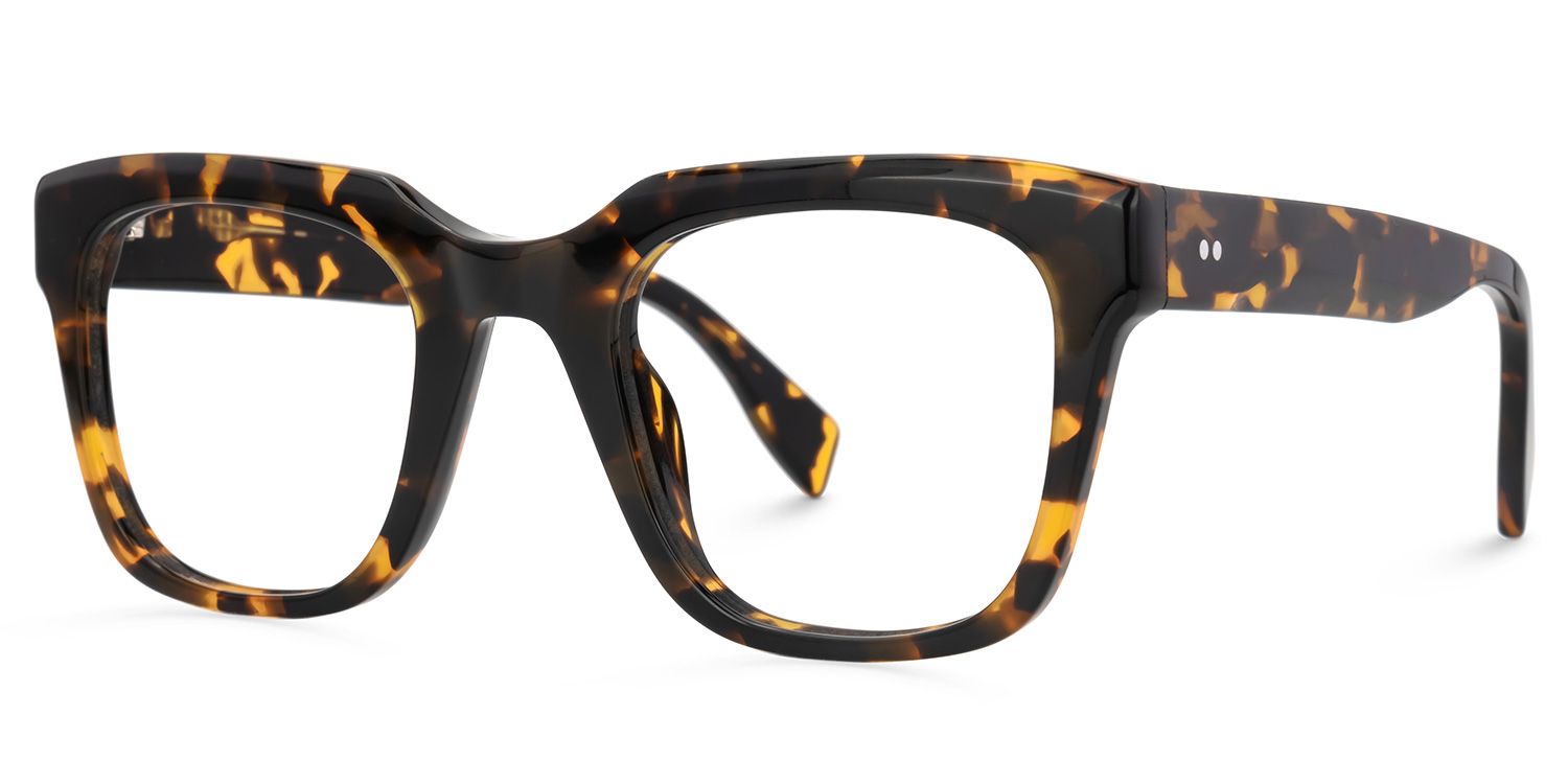 Schealer Square Classic Retro Tortoise Shell Glasses1