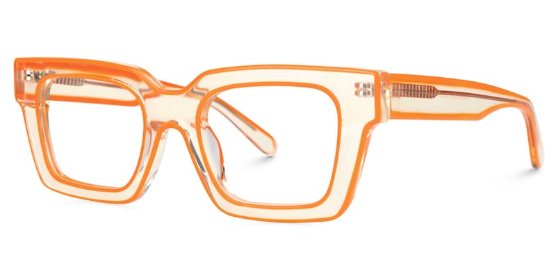 Trendy Zeelool Nadia Glasses with Rectangle Shape -Zeelool Glasses1