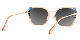 Murcia Square Beige Sunglasses4
