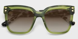 Minguela Green Square Sunglasses1