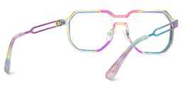 Hype Geometric Iridescent Glasses6