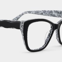 Blaise Cat-Eye Black Glasses7