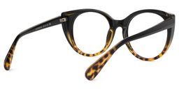 Migdalia Cateye Black Glasses3