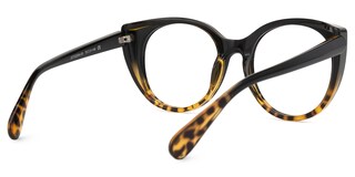 Migdalia Cateye Black Glasses3